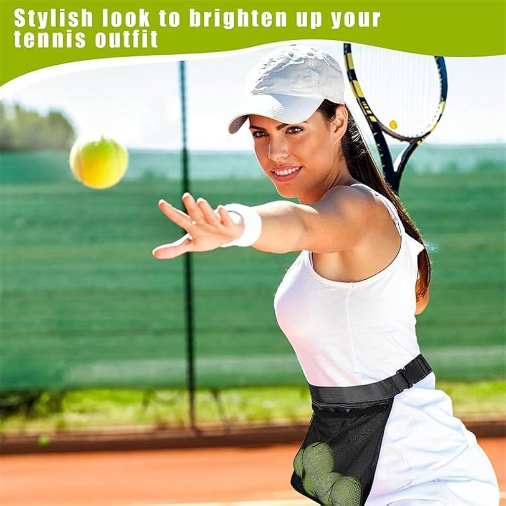 Amazon.co.jp: SkiPdr テニスボールバンドホルダーボールポーチ